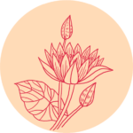 Marjolaine Logo sunfeminasum olfaction conte olfactif odeur féminité logo fleur Nénuphar icone
